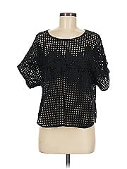 Zara W&B Collection Short Sleeve Blouse