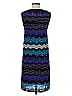 M Missoni Chevron-herringbone Blue Black Cocktail Dress Size EU (IT) 44 / US 8 - photo 2