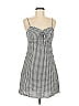 No Boundaries Checkered-gingham Black Casual Dress Size 7 - photo 1