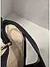 Prada 100% Leather Black Heels Size EU 39 - photo 3