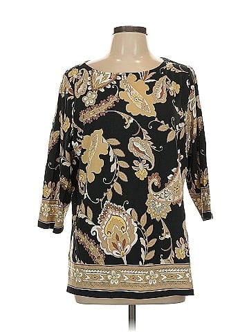 Belle By Kim Gravel 3/4 Sleeve Blouse (view 1)
