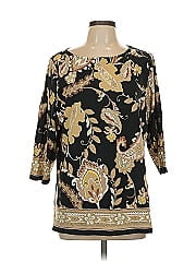 Belle By Kim Gravel 3/4 Sleeve Blouse