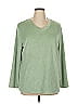 Karen Scott Green Sweatshirt Size XL - photo 1