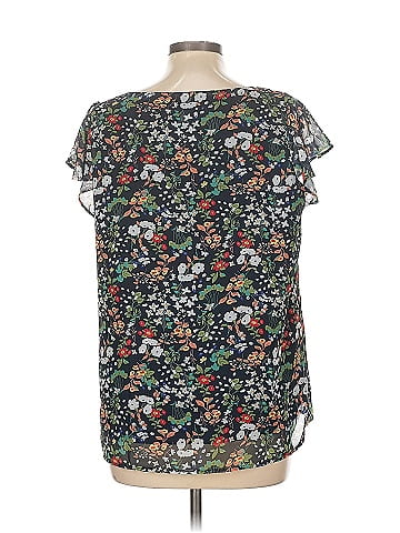 Allegra K Short Sleeve Blouse (view 2)