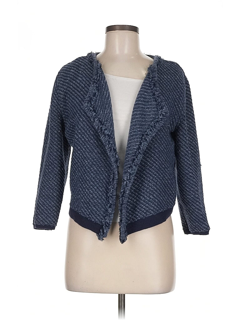 Pre-owned Ann Taylor Loft Cardigan Sweater In Blue