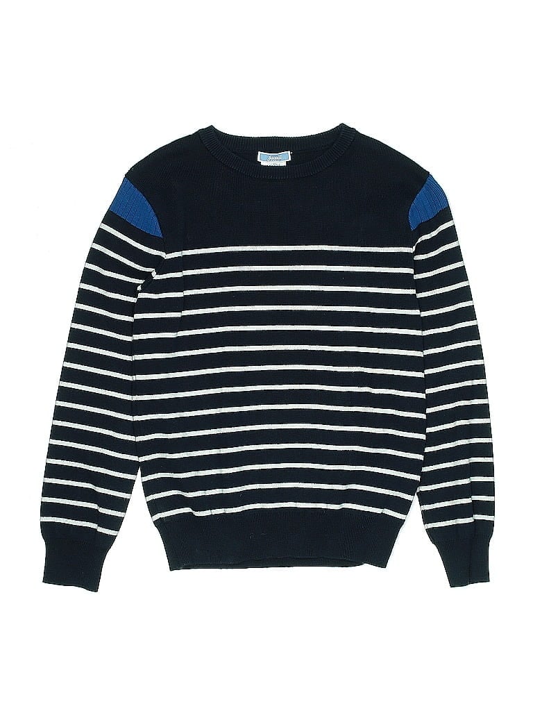 Jacadi Stripes Blue Pullover Sweater Size 10 - photo 1