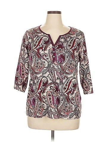 Croft & Barrow 3/4 Sleeve Blouse (view 1)