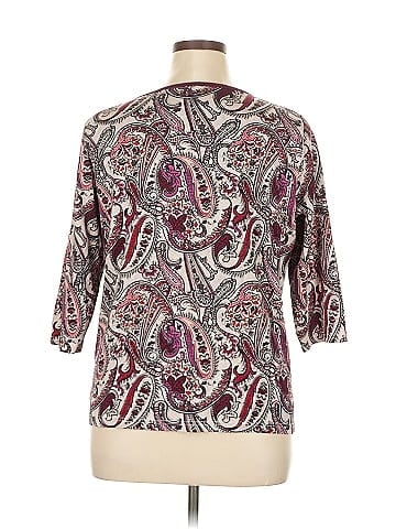 Croft & Barrow 3/4 Sleeve Blouse (view 2)