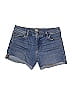 Soho JEANS NEW YORK & COMPANY Blue Denim Shorts Size 8 - photo 1