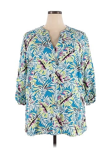 Anne Klein 3/4 Sleeve Blouse (view 1)