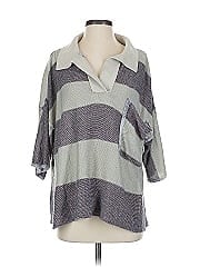 Easel 3/4 Sleeve Button Down Shirt
