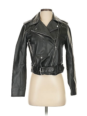 Zara Faux Leather Jacket (view 1)