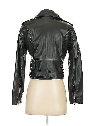 Zara Faux Leather Jacket (view 2)