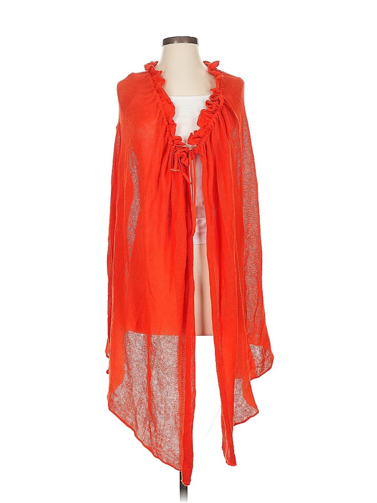 Dknyc Cardigan Sweater In Orange