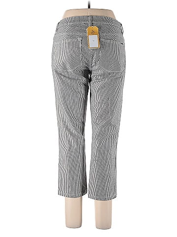 Lauren Jeans Co. Striped Gray Pants by Ralph Lauren (view 2)