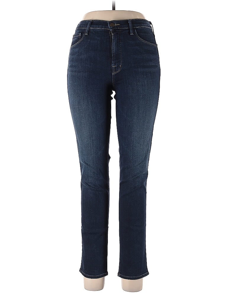 J Brand Solid Blue Jeans Size 30 waist - photo 1