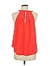 Ann Taylor LOFT Outlet 100% Polyester Orange Sleeveless Blouse Size M - photo 2