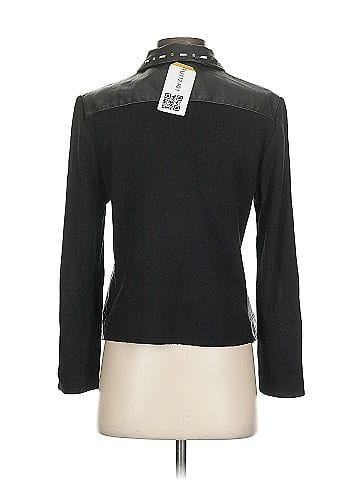 Nygard Collection Black  Leather Studded Jacket (view 2)