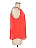 Ann Taylor LOFT Outlet 100% Polyester Orange Sleeveless Blouse Size M - photo 4