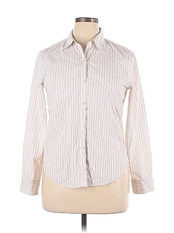 Ann Taylor Long Sleeve Button-Down Shirt (view 1)