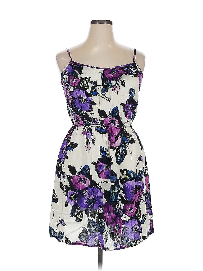Pre-owned Fire Los Angeles Cocktail Dress In Purple