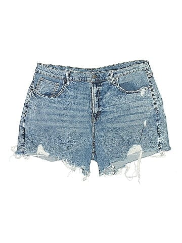 a.n.a. A New Approach Denim Shorts (view 1)