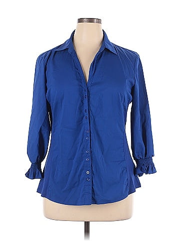 Zac & Rachel 3/4 Sleeve Button-Down Shirt (view 1)