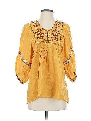 Max Studio 3/4 Sleeve Blouse (view 1)