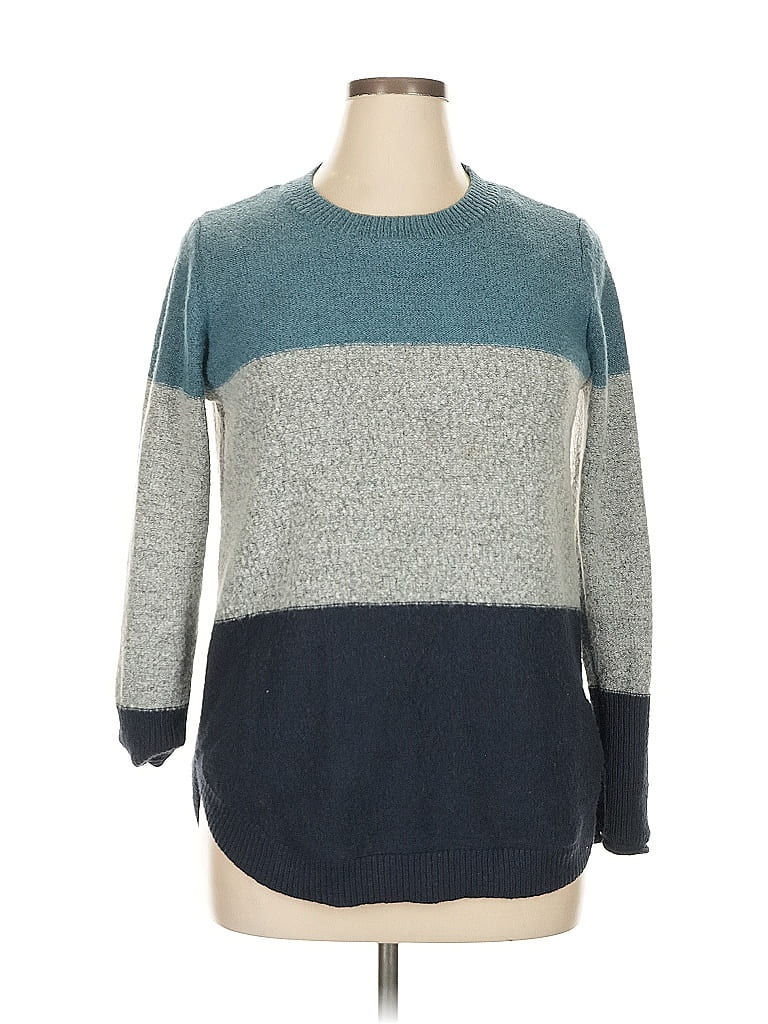 Pre-owned Lety & Me Pullover Sweater In Blue