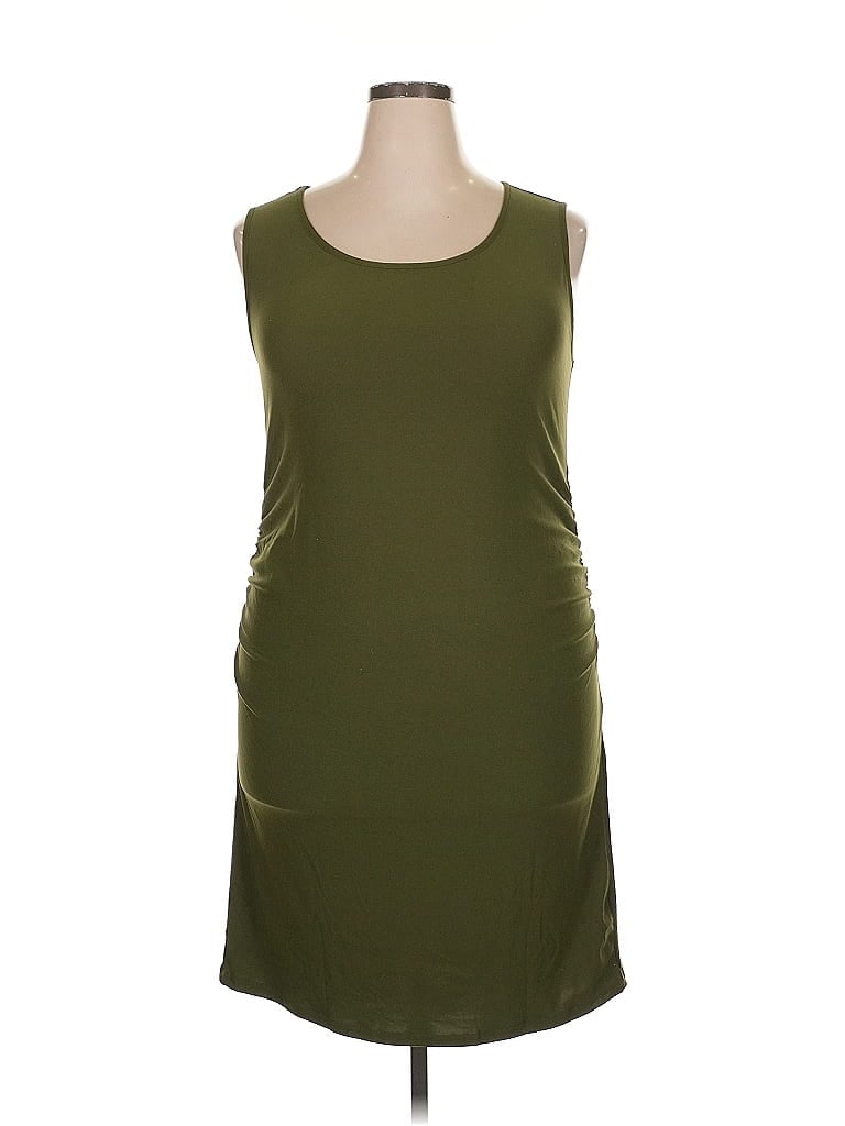 Pre-owned Unbranded Casual Dress In Green