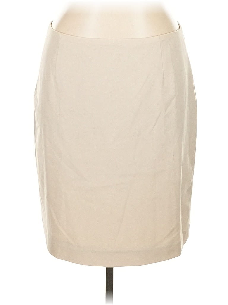 Anne Klein Solid Ivory Formal Skirt Size 16 - photo 1