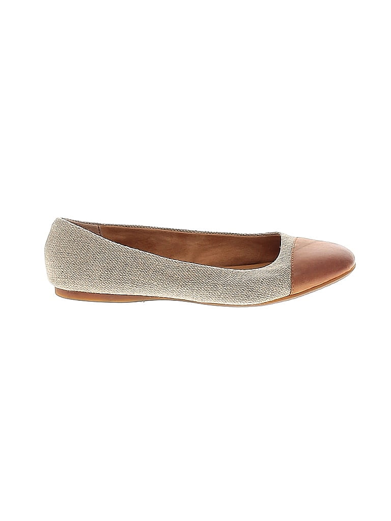 Born Handcrafted Footwear Tweed Tan Flats Size 10 - photo 1