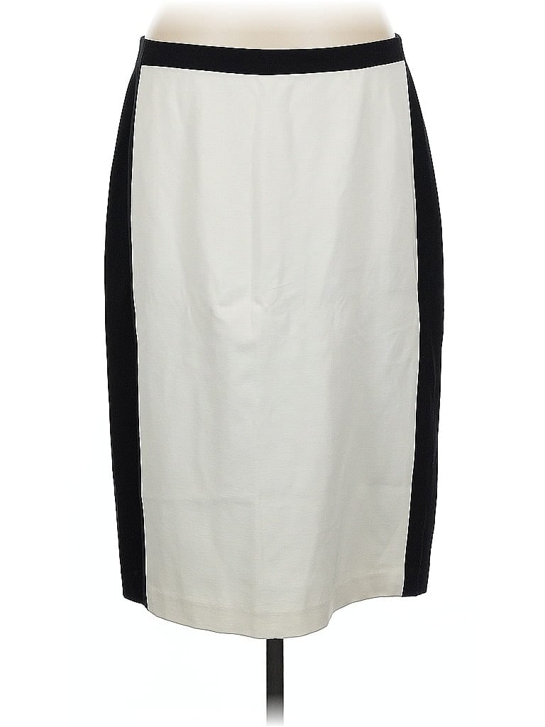 Pre-owned Talbots Casual Skirt In White