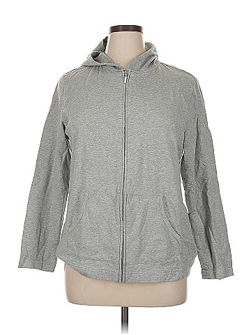 Karen Scott Sport Zip Up Hoodie (view 1)