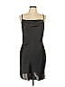 Bebe 100% Polyester Solid Black Cocktail Dress Size L - photo 1