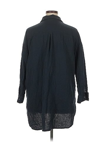 Purejill Long Sleeve Button-Down Shirt (view 2)