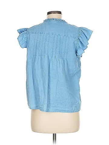 Sail to Sable Short Sleeve Blouse (view 2)
