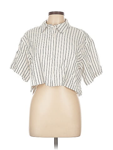 Steve Madden Short Sleeve Blouse (view 1)