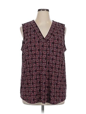 Anne Klein Sleeveless Blouse (view 1)