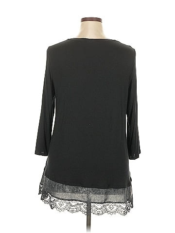 LOGO by Lori Goldstein 3/4 Sleeve T-Shirt (view 2)