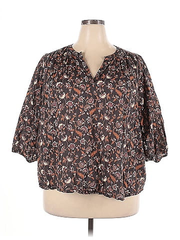 ABLE 3/4 Sleeve Blouse (view 1)