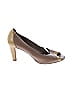 Cole Haan Color Block Brown Ivory Heels Size 9 1/2 - photo 1