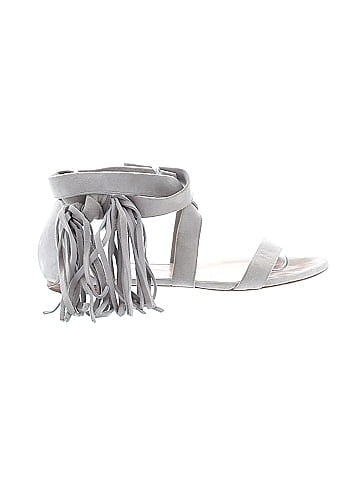 Chloé Suede Tassel Sandals (view 1)