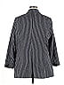 ABLE Stripes Gray Blazer Size 2X - photo 2