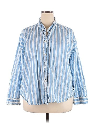Old Navy 3/4 Sleeve Button-Down Shirt (view 1)