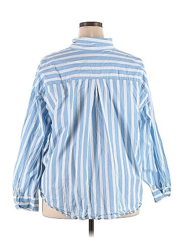 Old Navy 3/4 Sleeve Button-Down Shirt (view 2)