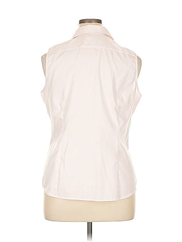 Jones New York Signature Sleeveless Button-Down Shirt (view 2)