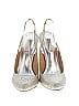 Badgley Mischka Silver Gold Heels Size 7 - photo 2
