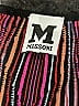 M Missoni Graphic Burgundy Black Cocktail Dress Size 8 - photo 7