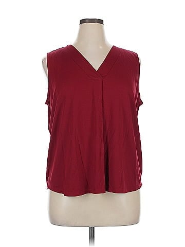Anne Klein Sleeveless Blouse (view 1)